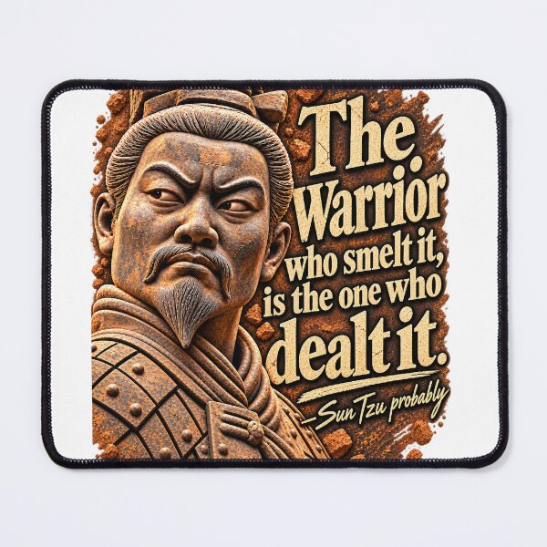 Item preview, Funny Sun Tzu Terracotta Warrior Quote designed and sold by UnseriousArt.
