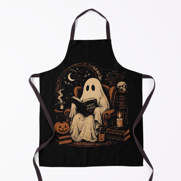 Item preview, Cozy Ghost Reading Book Vintage Halloween designed and sold by Sunday.Supply.