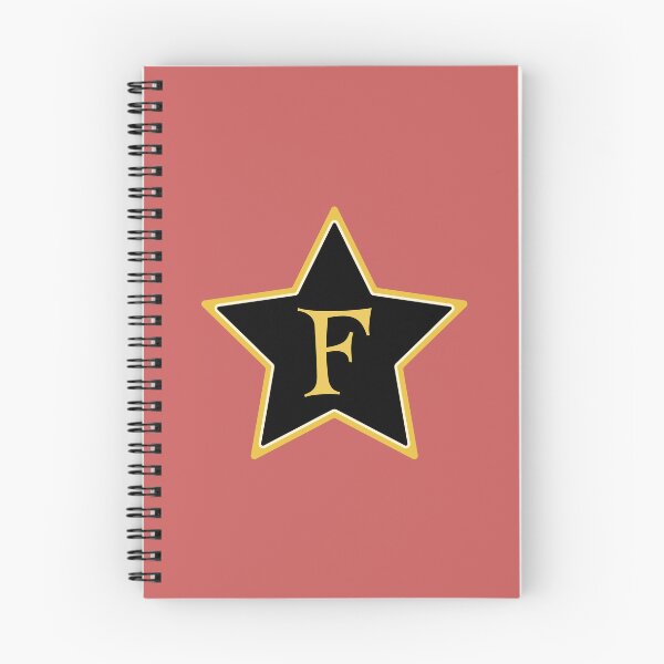 Item preview, Star Monogram F Gold Black designed and sold by Jeallan Designs.