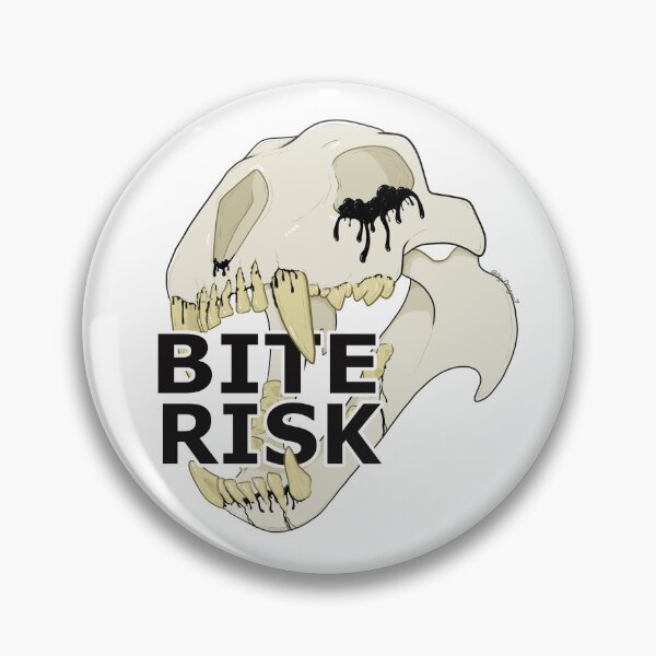 Item preview, "Bite Risk" Skull (Alt. Ver. with Oooze) designed and sold by DigiDragon7.