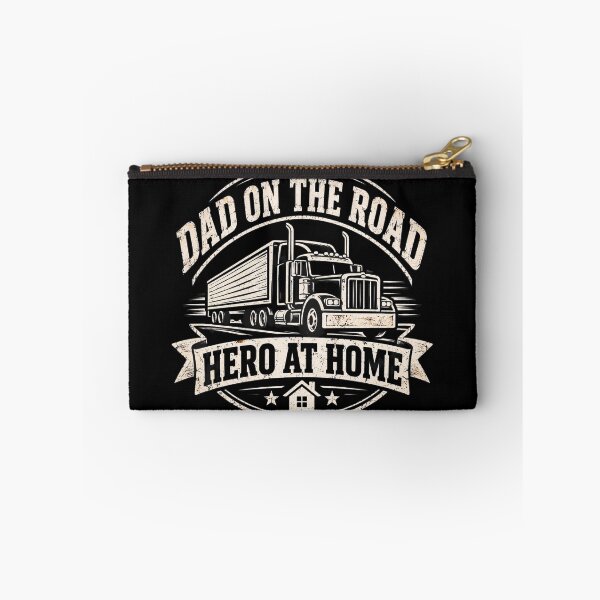Item preview, Dad On The Road Hero At Home - Vintage Trucker Father's Day Gift designed and sold by Haque Designs.