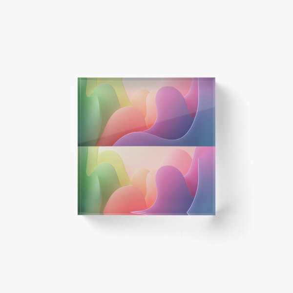 Item preview, Soft Fluid Gradient Abstract Waves Art designed and sold by NikBrin Prevail .