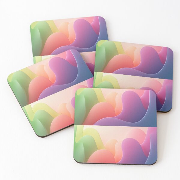 Item preview, Soft Fluid Gradient Abstract Waves Art designed and sold by NikBrin Prevail .