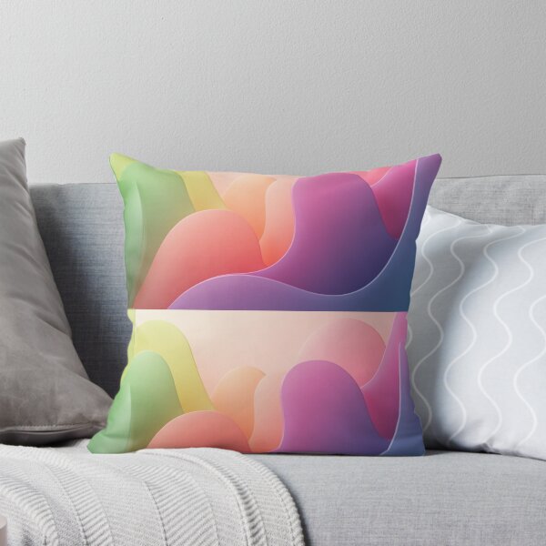 Item preview, Soft Fluid Gradient Abstract Waves Art designed and sold by NikBrin Prevail .