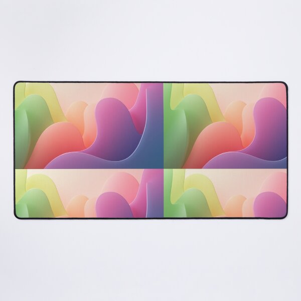 Item preview, Soft Fluid Gradient Abstract Waves Art designed and sold by NikBrin Prevail .