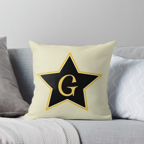 Item preview, Star Monogram G Gold Black designed and sold by Jeallan Designs.
