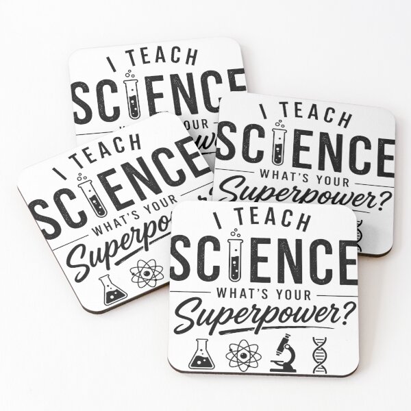 Item preview, I Teach Science What's Your Superpower Funny Science Teacher designed and sold by Yellowriversss.
