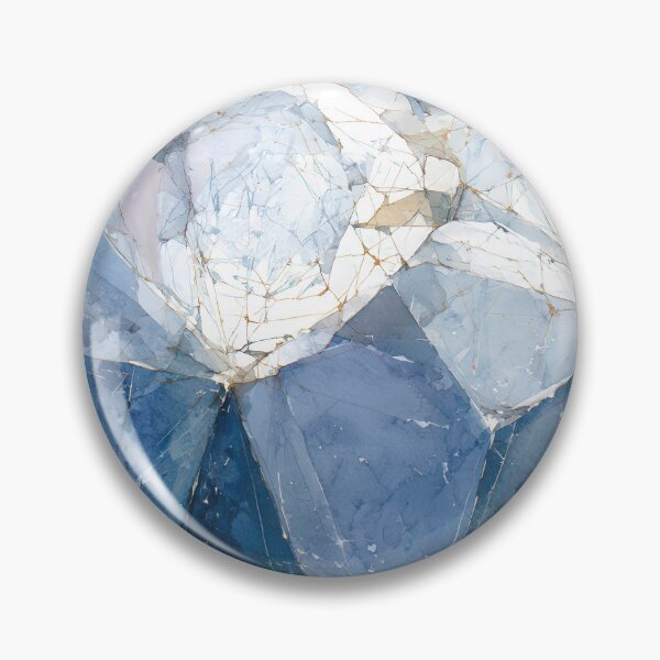 Item preview, Serene Blue Frost Crystalline Texture Pattern designed and sold by TJ Art and Camera.