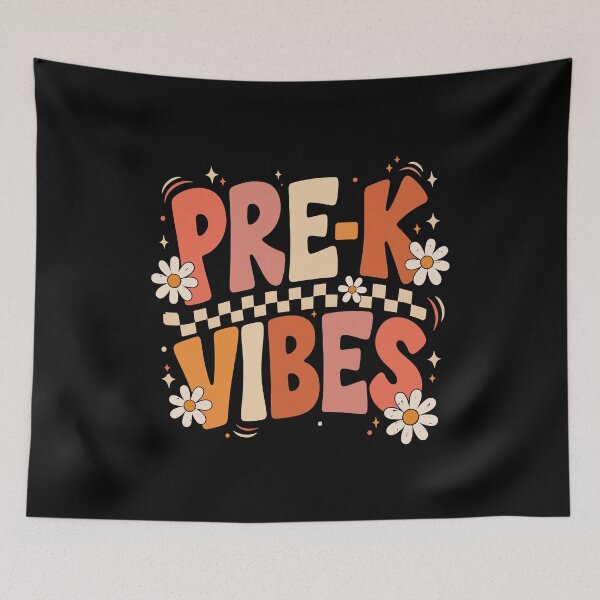 Item preview, Pre-K Vibes Groovy Retro shirt, Retro Preschool Teacher Gift, Groovy Pre-K Graphic Tee, Kindergarten Teacher Gift, school designed and sold by Merchall store.