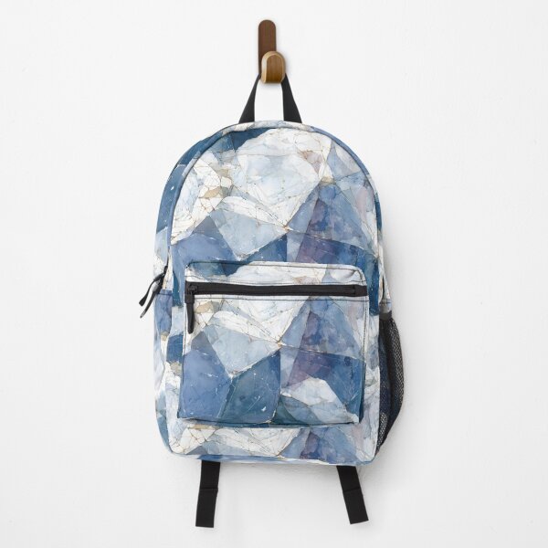 Item preview, Serene Blue Frost Crystalline Texture Pattern designed and sold by TJ Art and Camera.