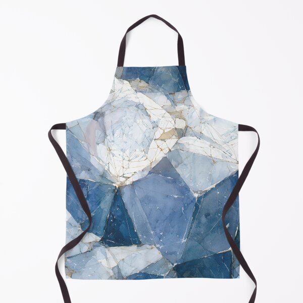 Item preview, Serene Blue Frost Crystalline Texture Pattern designed and sold by TJ Art and Camera.