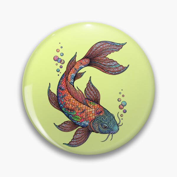Item preview, JAPANESE KOI, FRESH WATER CREATURES, KOI POND, BOHO DESIGN designed and sold by classic car craze.