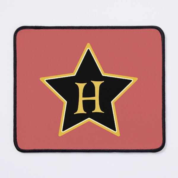 Item preview, Star Monogram H Gold Black designed and sold by Jeallan Designs.
