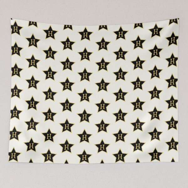 Item preview, Star Monogram H Gold Black designed and sold by Jeallan Designs.