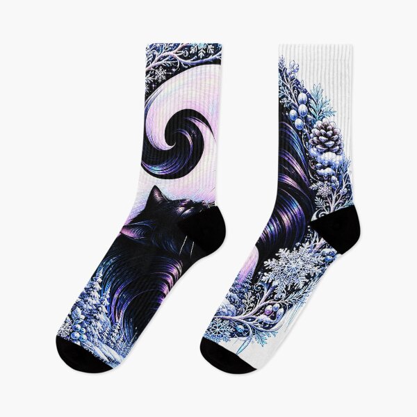 Item preview, ⚖️ PURRFECTLY BALANCED COLLECTION ⚖️ - FOUR SEASONS CATS - Winter Frost designed and sold by WheelieGdArt.