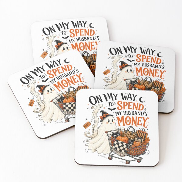 Item preview, On My Way To Spend My Husband’s Money Funny Halloween Shopping Ghost Wife Humor designed and sold by 76Valeria.
