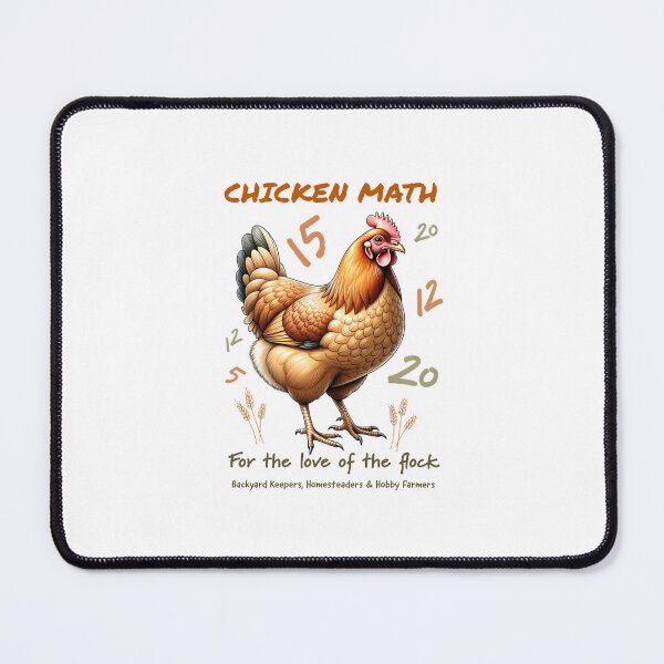 Item preview, Chicken Math Hand Drawn Style designed and sold by Bennie Singh.