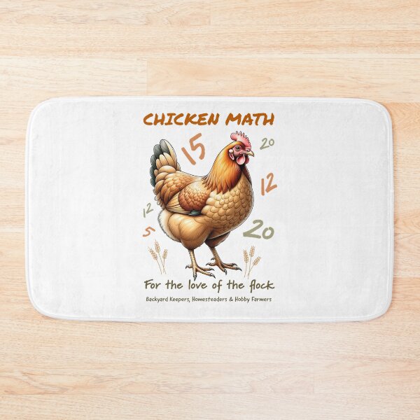 Item preview, Chicken Math Hand Drawn Style designed and sold by Bennie Singh.