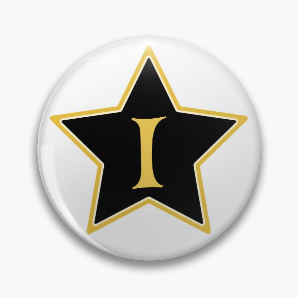 Item preview, Star Monogram I Gold Black designed and sold by Jeallan Designs.
