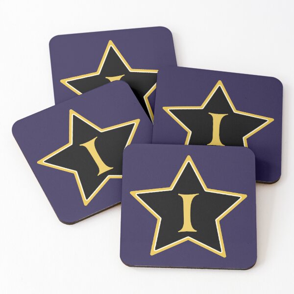 Item preview, Star Monogram I Gold Black designed and sold by Jeallan Designs.