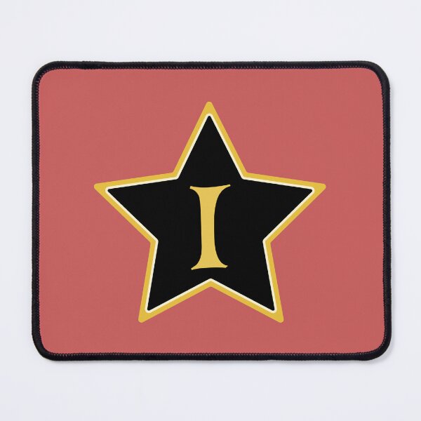 Item preview, Star Monogram I Gold Black designed and sold by Jeallan Designs.