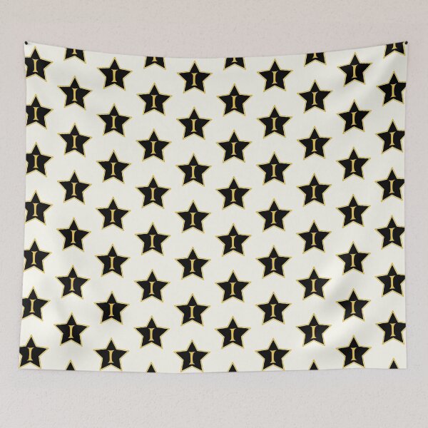 Item preview, Star Monogram I Gold Black designed and sold by Jeallan Designs.