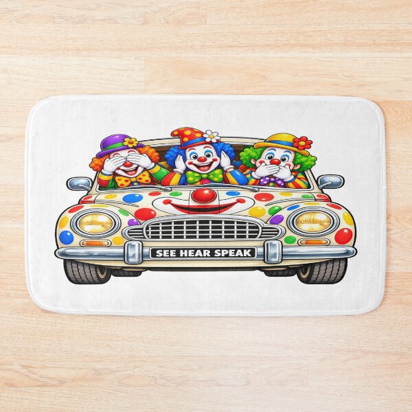 Item preview, Clown car see hear speak no evil  designed and sold by JamesDunican.