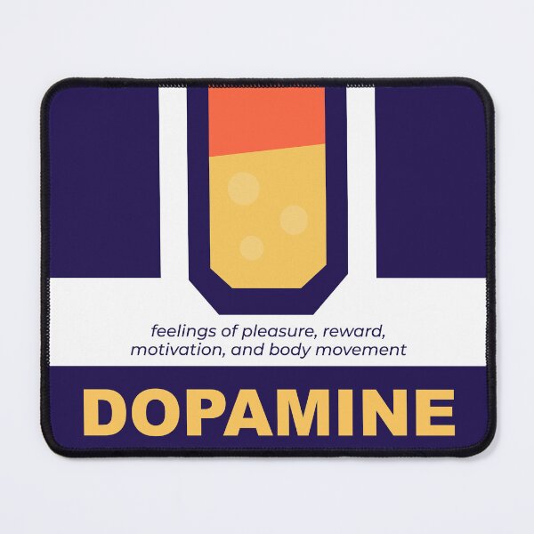 Item preview, Dopamine — Neuroscience & Brain Chemistry Graphic designed and sold by The Nomadic Designs.
