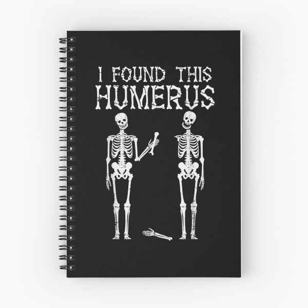Item preview, I Find This Humerus Funny Skeleton Halloween Pun designed and sold by moabeArtistic.