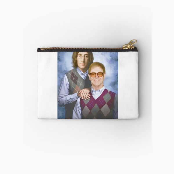 Item preview, Vintage Elton John John Lennon Thanksgiving Art PERFECT GIFT FOR YOU AND FRIENDS designed and sold by RzEditz.
