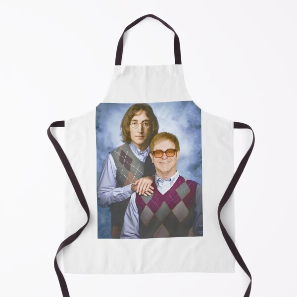 Item preview, Vintage Elton John John Lennon Thanksgiving Art PERFECT GIFT FOR YOU AND FRIENDS designed and sold by RzEditz.