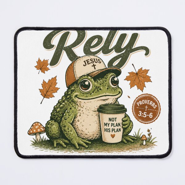 Item preview, Not My Plan His Plan Christian Coffee Frog Jesus Fall Autumn designed and sold by Yellowriversss.