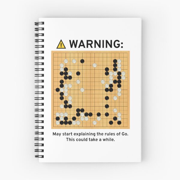 Item preview, Warning May Start Explaining The Rules Of Go Game designed and sold by Sekla-Studio.
