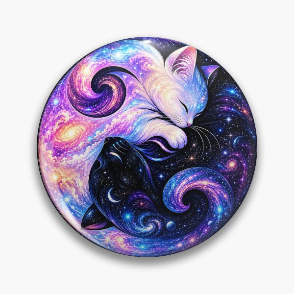 Item preview, ⚖️ PURRFECTLY BALANCED COLLECTION ⚖️ - GALAXY CATS v1 designed and sold by WheelieGdArt.