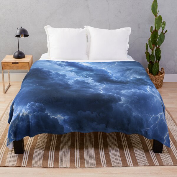 Item preview, Electric Storm Clouds Lightning Fine Art Photography Wall Art Gift for Nature Lovers designed and sold by Nightarel.