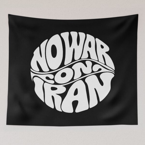 Item preview, No War on Iran designed and sold by DIRTYDUNNZ.
