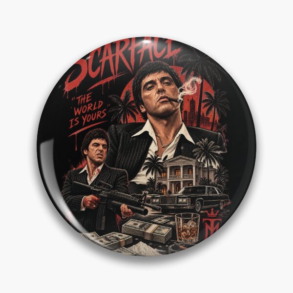 Item preview, Tony Montana Scare Face Shirt designed and sold by RedaSouq.