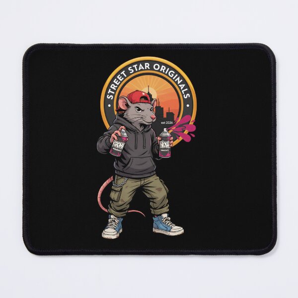 Item preview, Urban Rat Graffiti Street Artist Cartoon designed and sold by Museum Of Non-Existing Art.