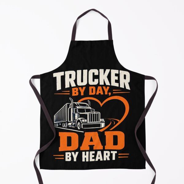 Item preview, Trucker By Day Dad By Heart - Vintage Truck Driver Father's Day Gift designed and sold by Haque Desigens.