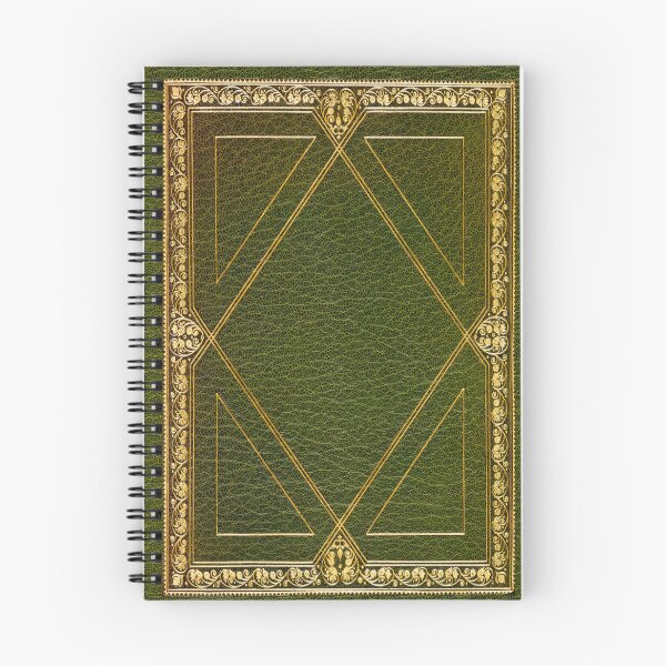 Item preview,  Antique luxury green and and gold leather bound book binding designed and sold by stevepaint.