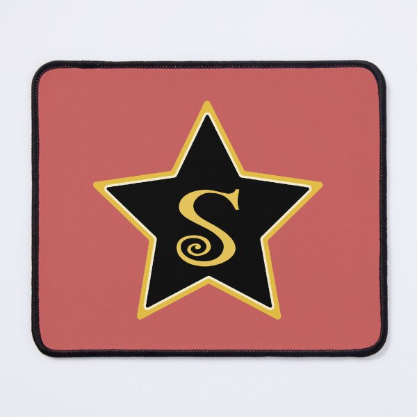 Item preview, Star Monogram S Gold Black designed and sold by Jeallan Designs.