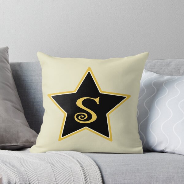 Item preview, Star Monogram S Gold Black designed and sold by Jeallan Designs.