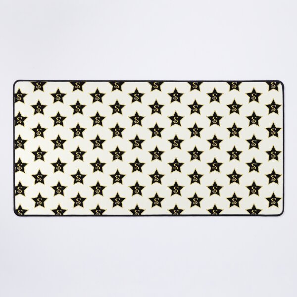 Item preview, Star Monogram S Gold Black designed and sold by Jeallan Designs.