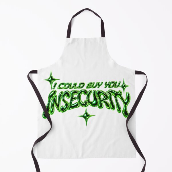 Item preview, I Could Buy You Insecurity Liquid Chrome Y2K Typography designed and sold by cezzarie.