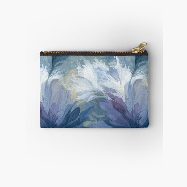 Item preview, Abstract First Frost Watercolor Ice Bloom Tapestry designed and sold by TJ Art and Camera.