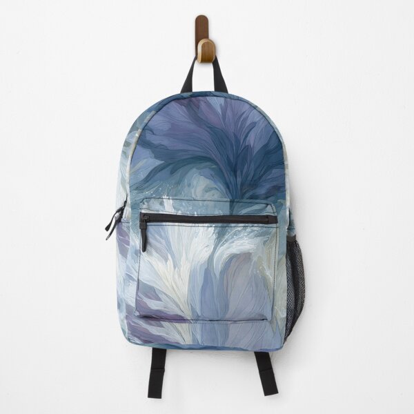 Item preview, Abstract First Frost Watercolor Ice Bloom Tapestry designed and sold by TJ Art and Camera.