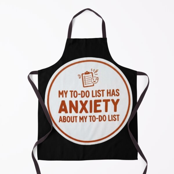 Item preview, My To Do List Has Anxiety Funny Productivity Fail Sticker designed and sold by ProjectNoah.