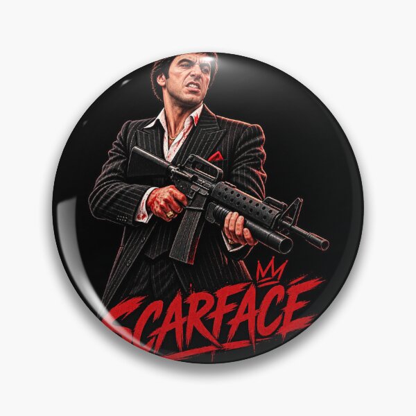 Item preview, Tony Montana Scare Face Sticker designed and sold by RedaSouq.