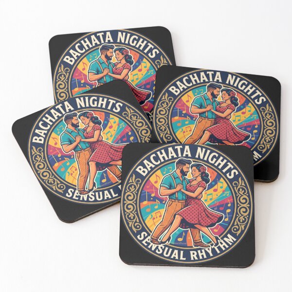 Item preview, Bachata Nights Sensual Rhythm – Retro 1950s Vinyl Style Dance Couple, Vintage Decorative Circle Emblem, Latin Dancers Apparel Graphic Sticker designed and sold by SmartPuns.