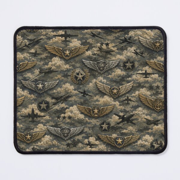 Item preview, Vintage Military Aviation Emblem Pattern designed and sold by Military Insignia Products.
